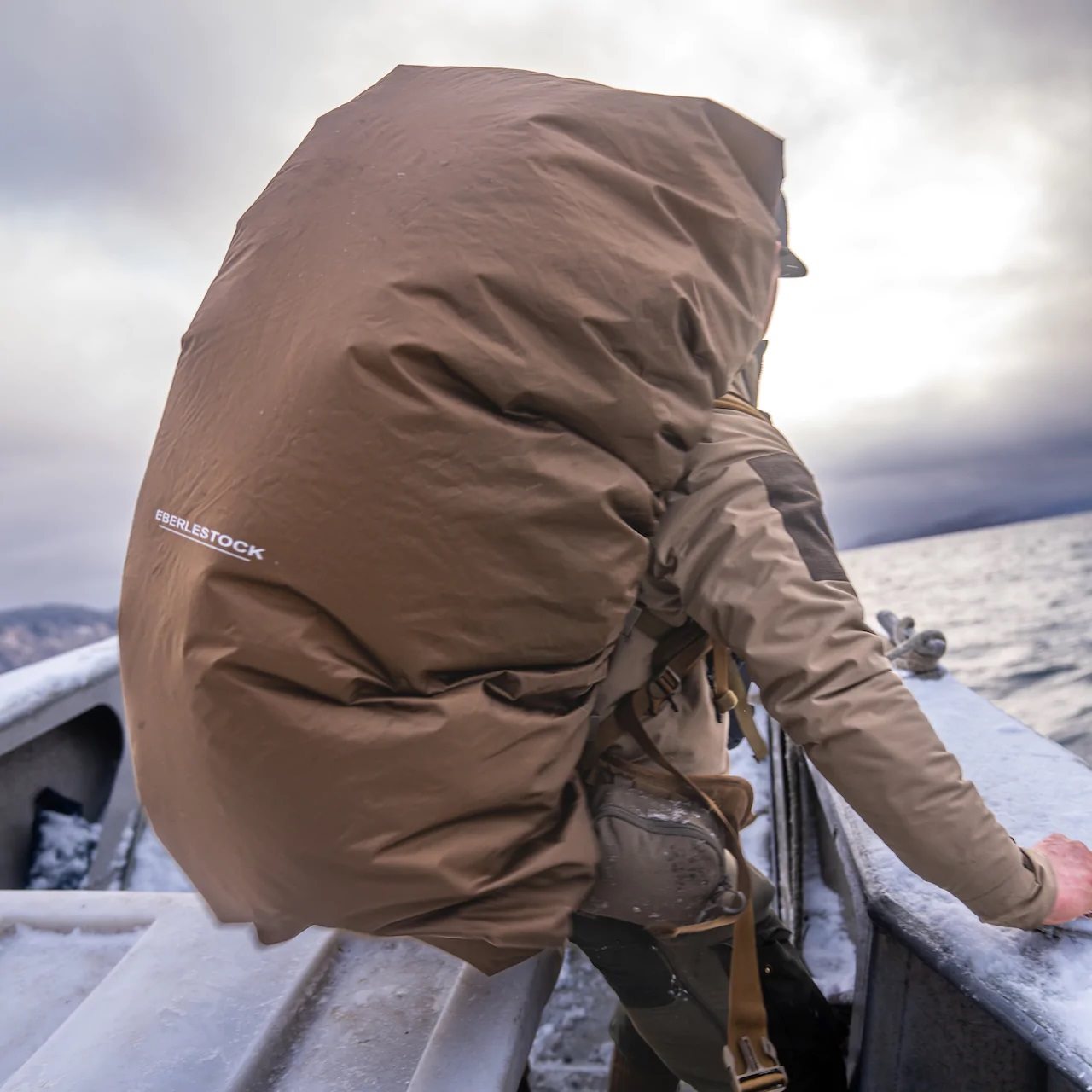 Prevlek na batoh obojstranný DOPPELGANGER WINTER / COYOTE veľký