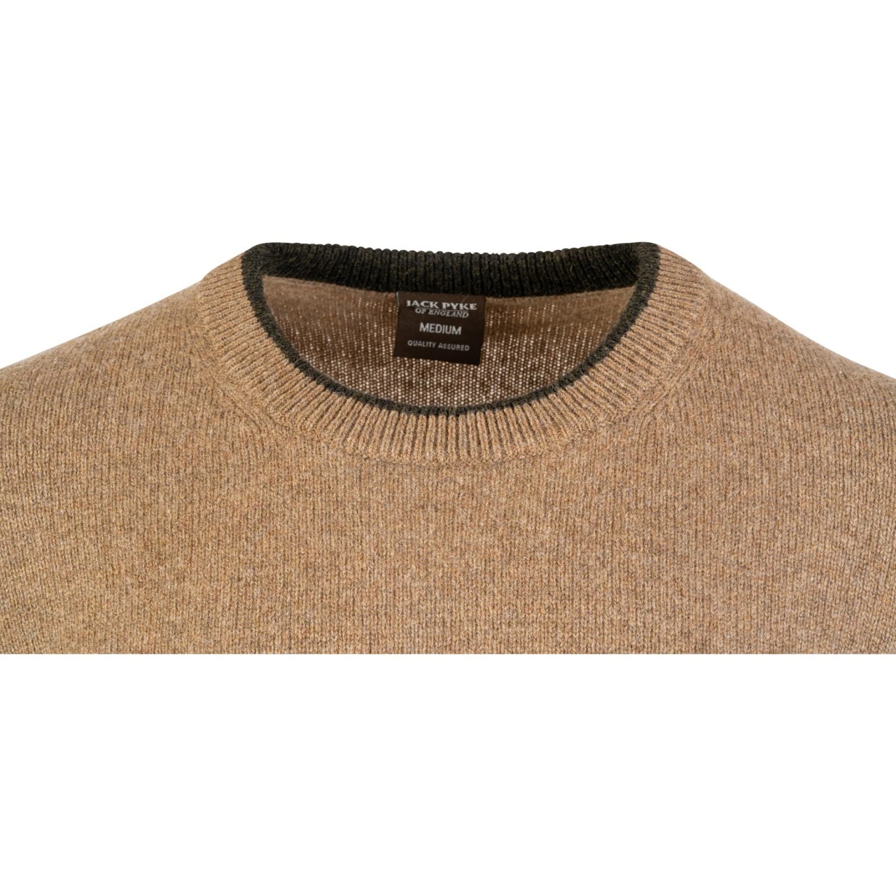 Sveter ASHCOMBE jahňacia vlna BARLEY