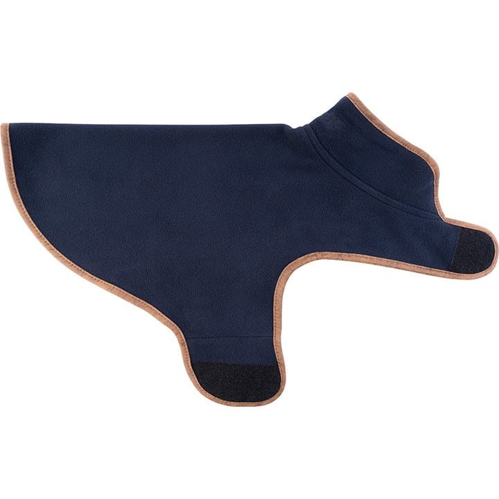 Vesta pre psa FLEECE TMAVOMODRÁ