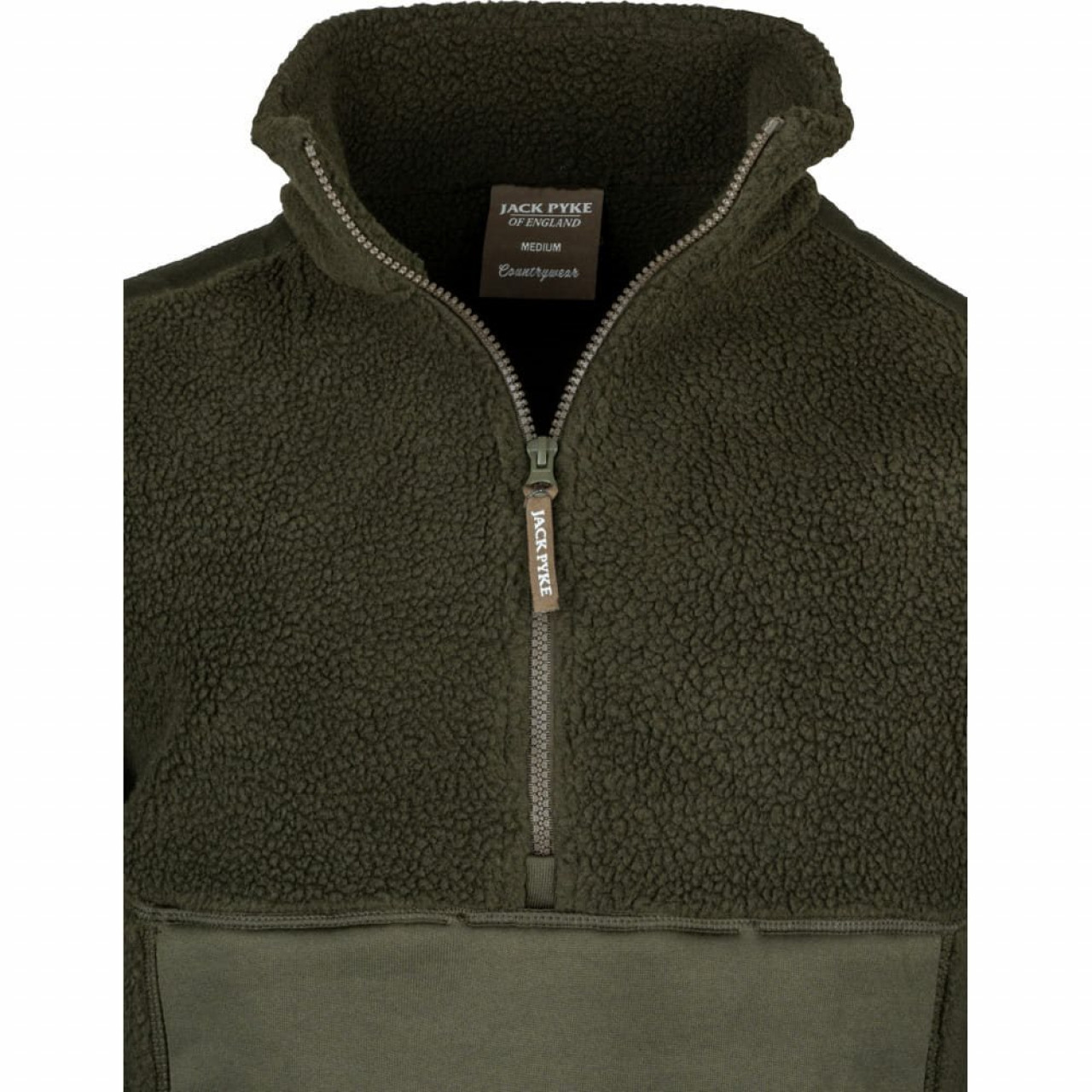 Mikina SHERPA FLEECE PULLOVER ZELENÁ