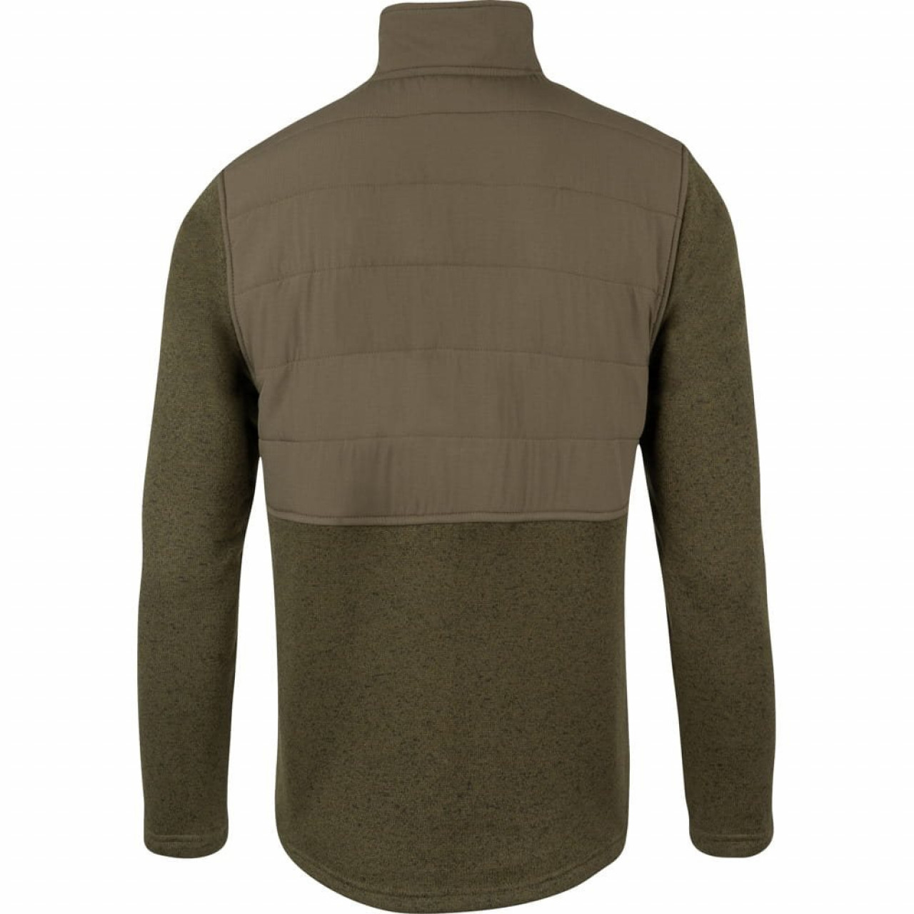 Mikina SNAP NECK fleece ZELENÁ