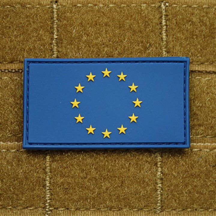 Nášivka zástava EU plast FAREBNÁ