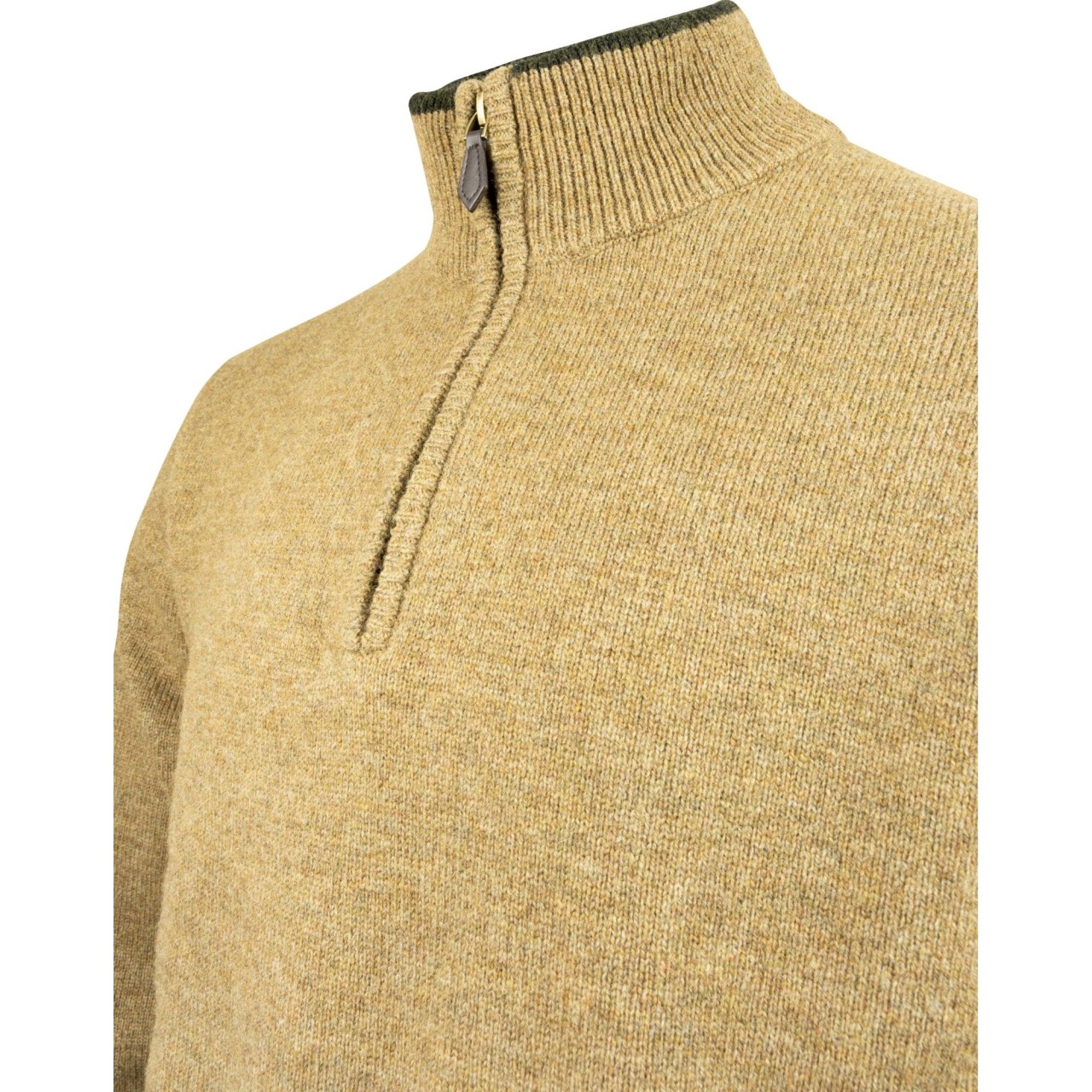 Sveter ASHCOMBE so zipsom jahňacia vlna BARLEY