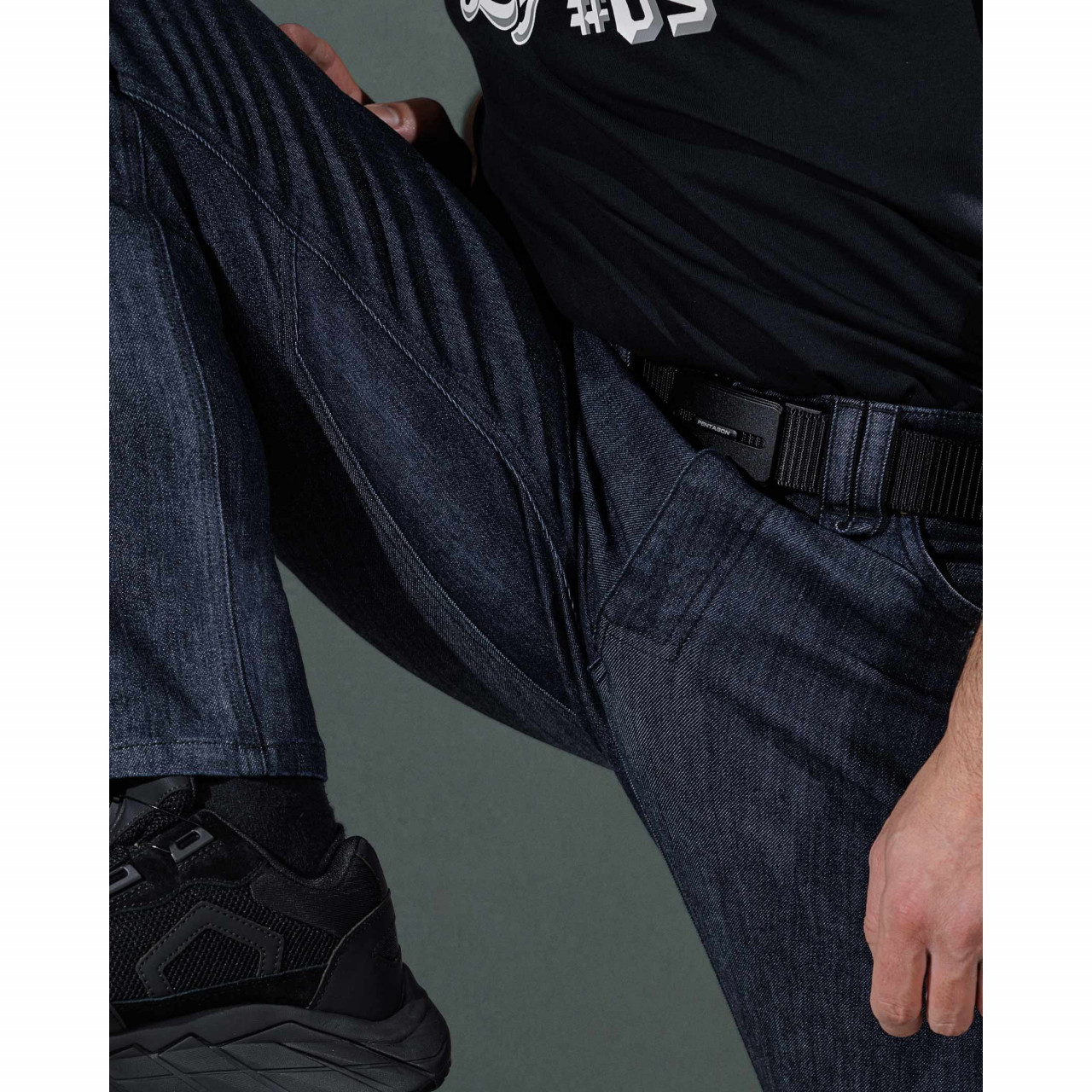 Nohavice taktické džínsové JASON Jeans DARK BLUE
