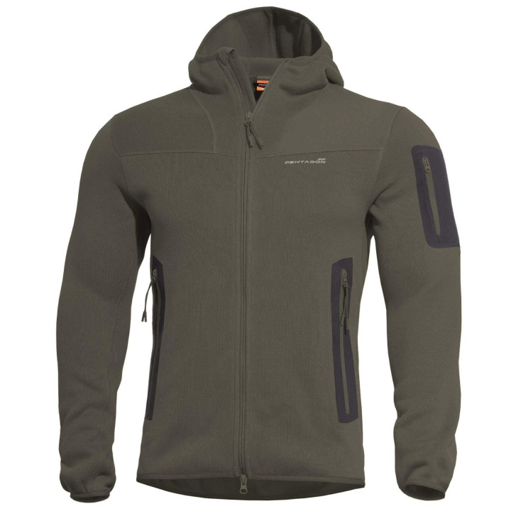 Mikina FLEECE s kapucňou FALCON PRE POLARTEC® RAL7013