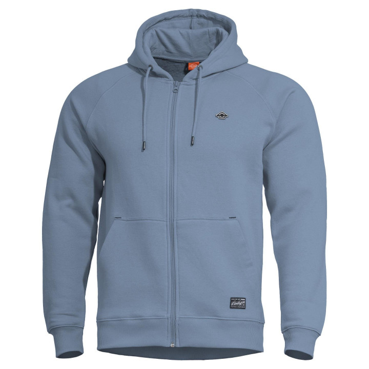 Mikina PHAETON ZIPS s kapucňou DAWN BLUE