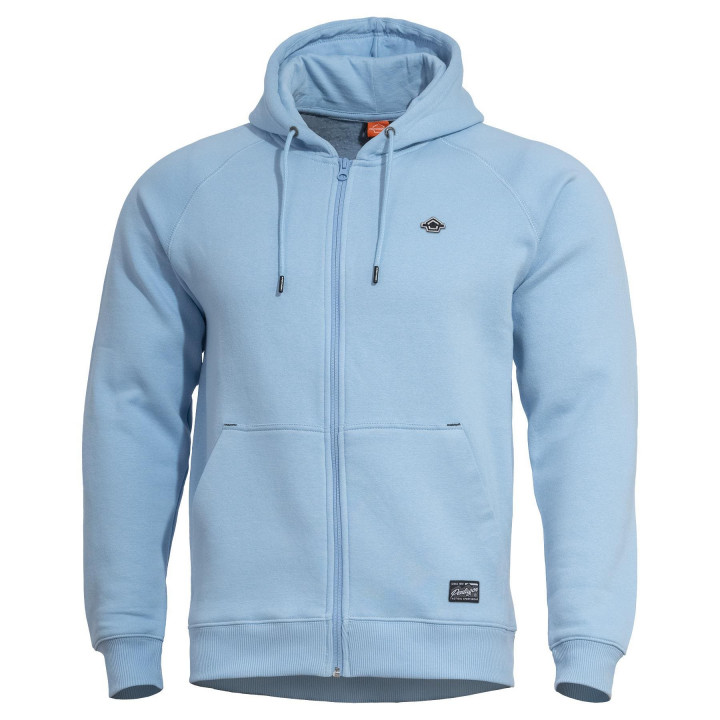 Mikina PHAETON ZIPS s kapucňou LAGOON BLUE