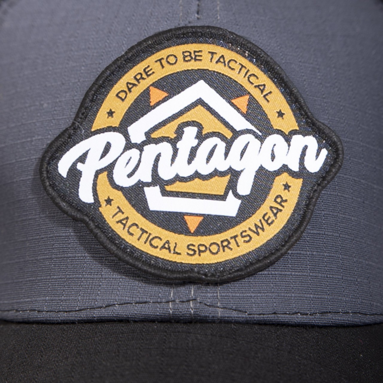 Čiapka so sieťkou logo PENTAGON SIVÁ/ČIERNA
