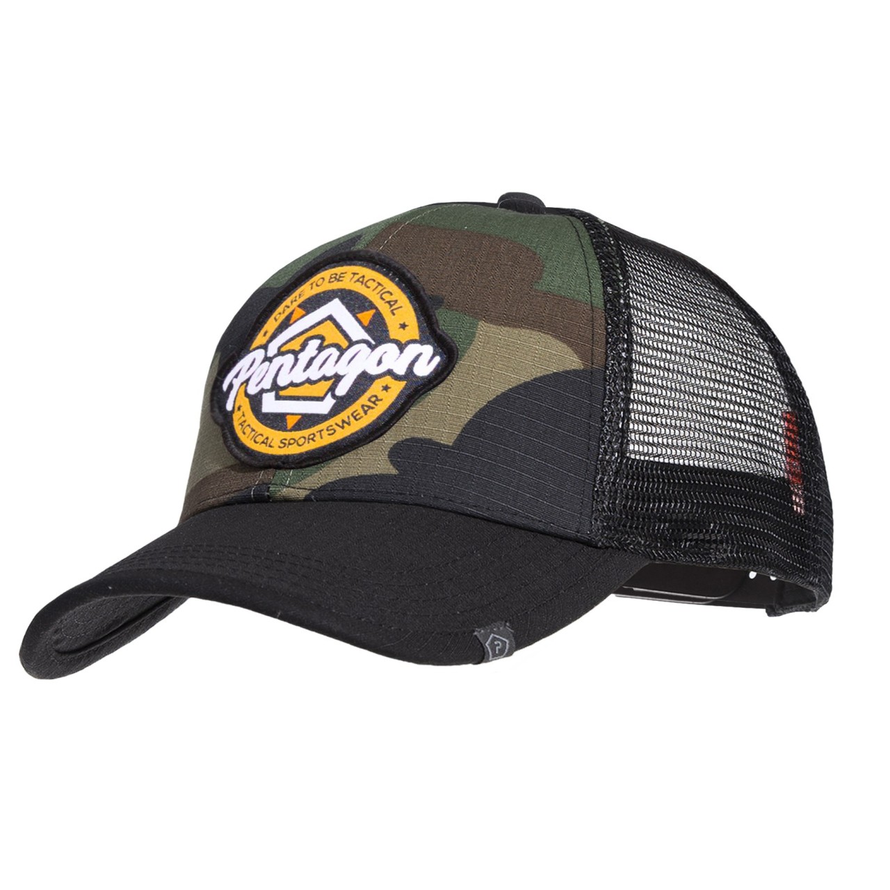 Čiapka so sieťkou logo PENTAGON WOODLAND/ČIERNA