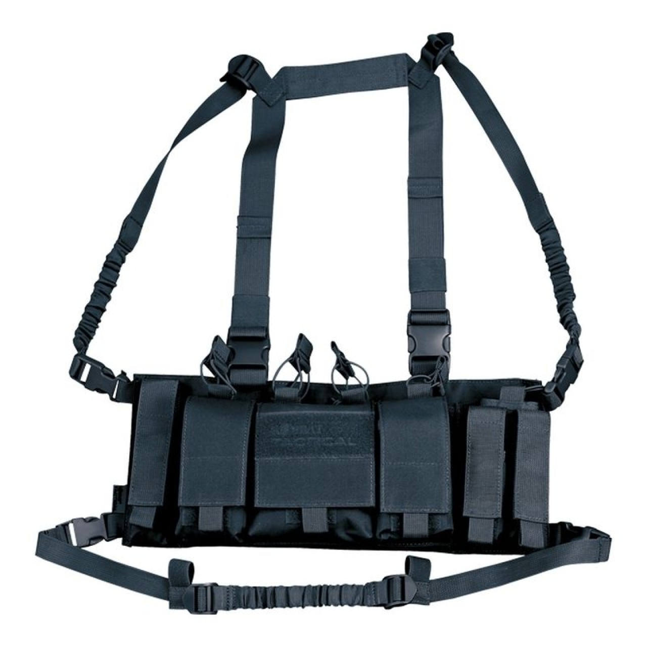 Vesta taktická TROJAN CHEST RIG ČIERNA
