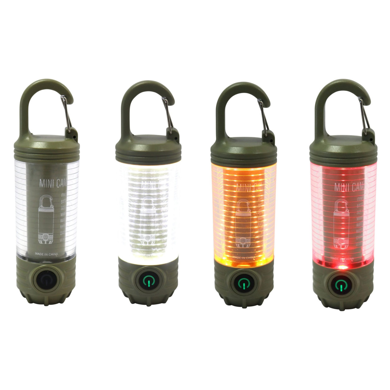 Lampa vrecková dobíjacia s karabínou