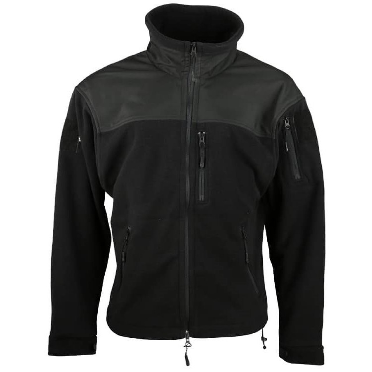 Mikina DEFENDER TACTICAL fleece ČIERNA