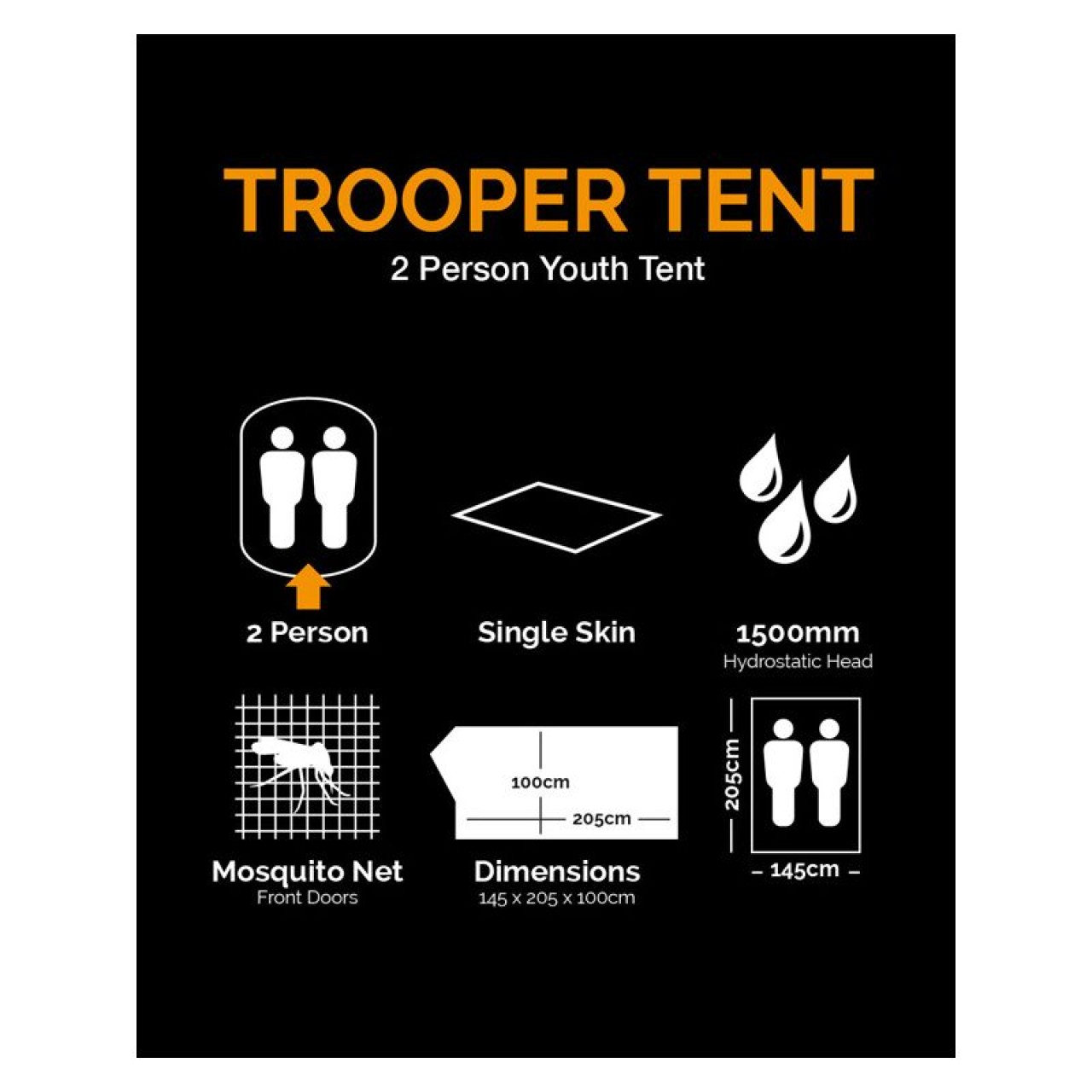 Stan TROOPER pre 2 osoby BTP