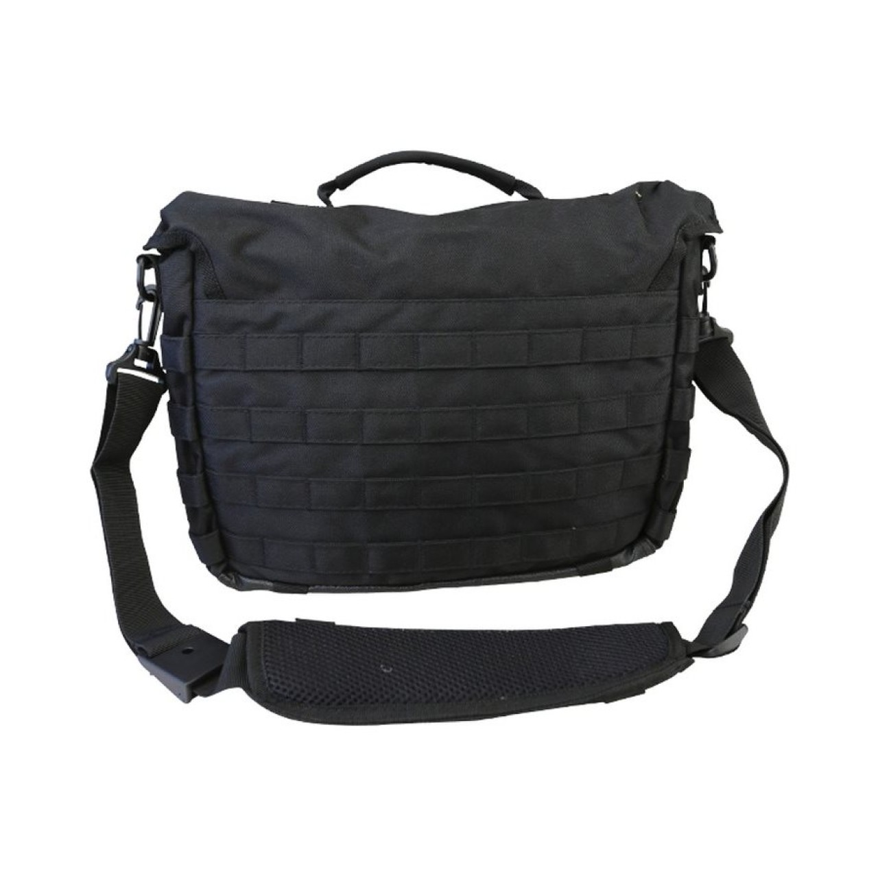 Taška cez rameno MESSENGER stredná 20 litrov ČIERNA
