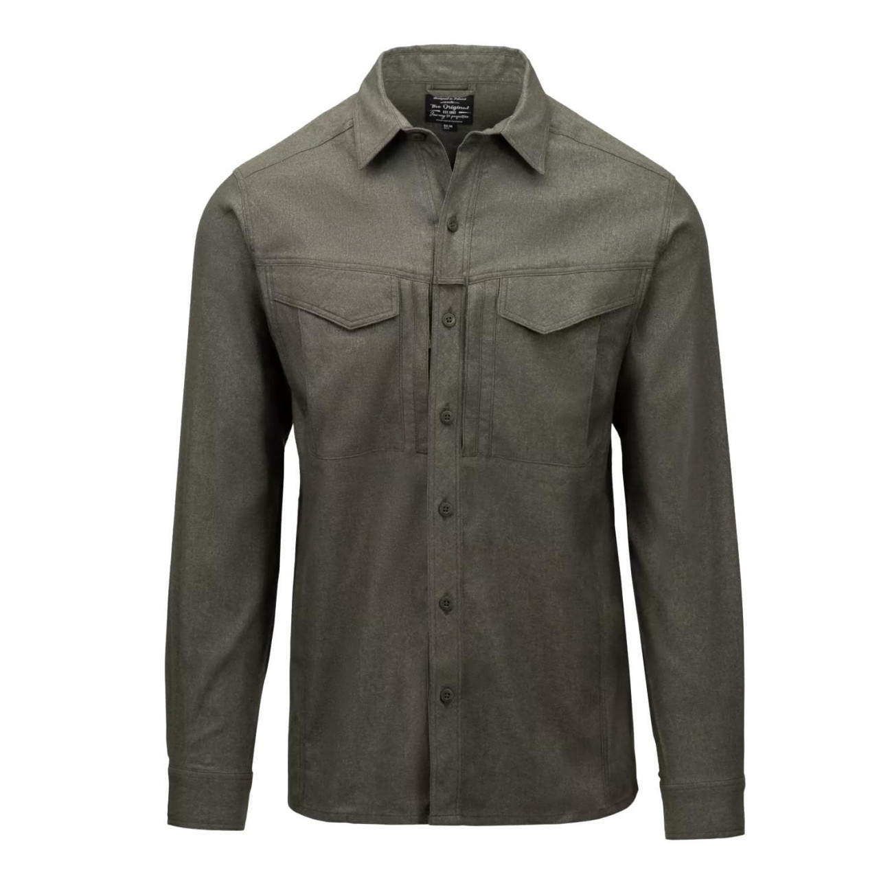 Košeľa DEFENDER Mk2 PILGRIM kockovaná MOSS GREEN DENIM