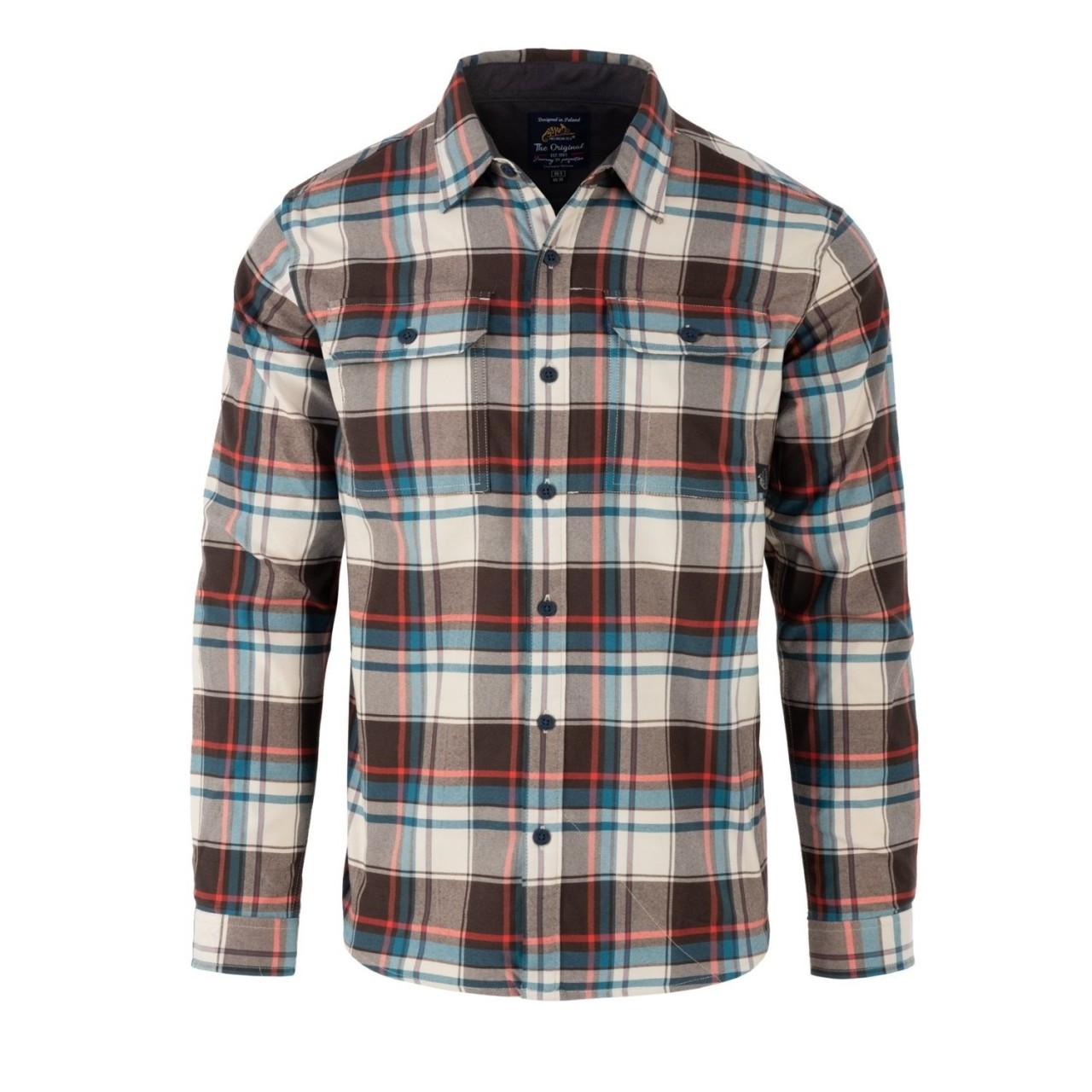 Košeľa GREYMAN dlhý rukáv FOGGY MEADOW PLAID