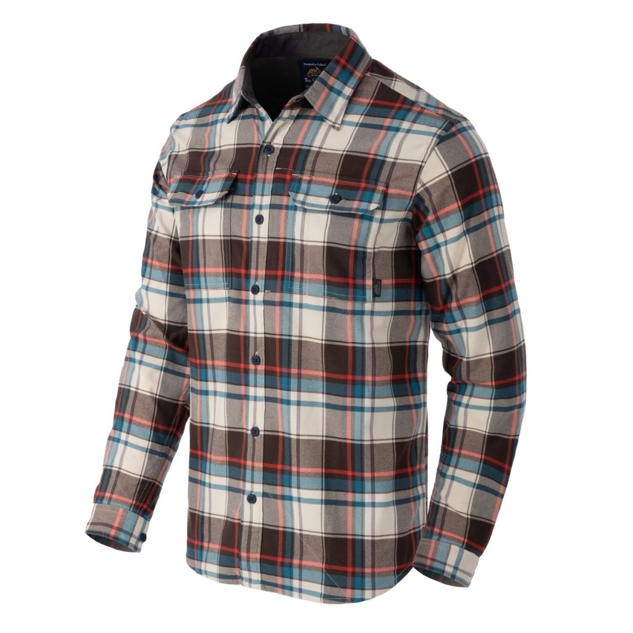 Košeľa GREYMAN dlhý rukáv FOGGY MEADOW PLAID