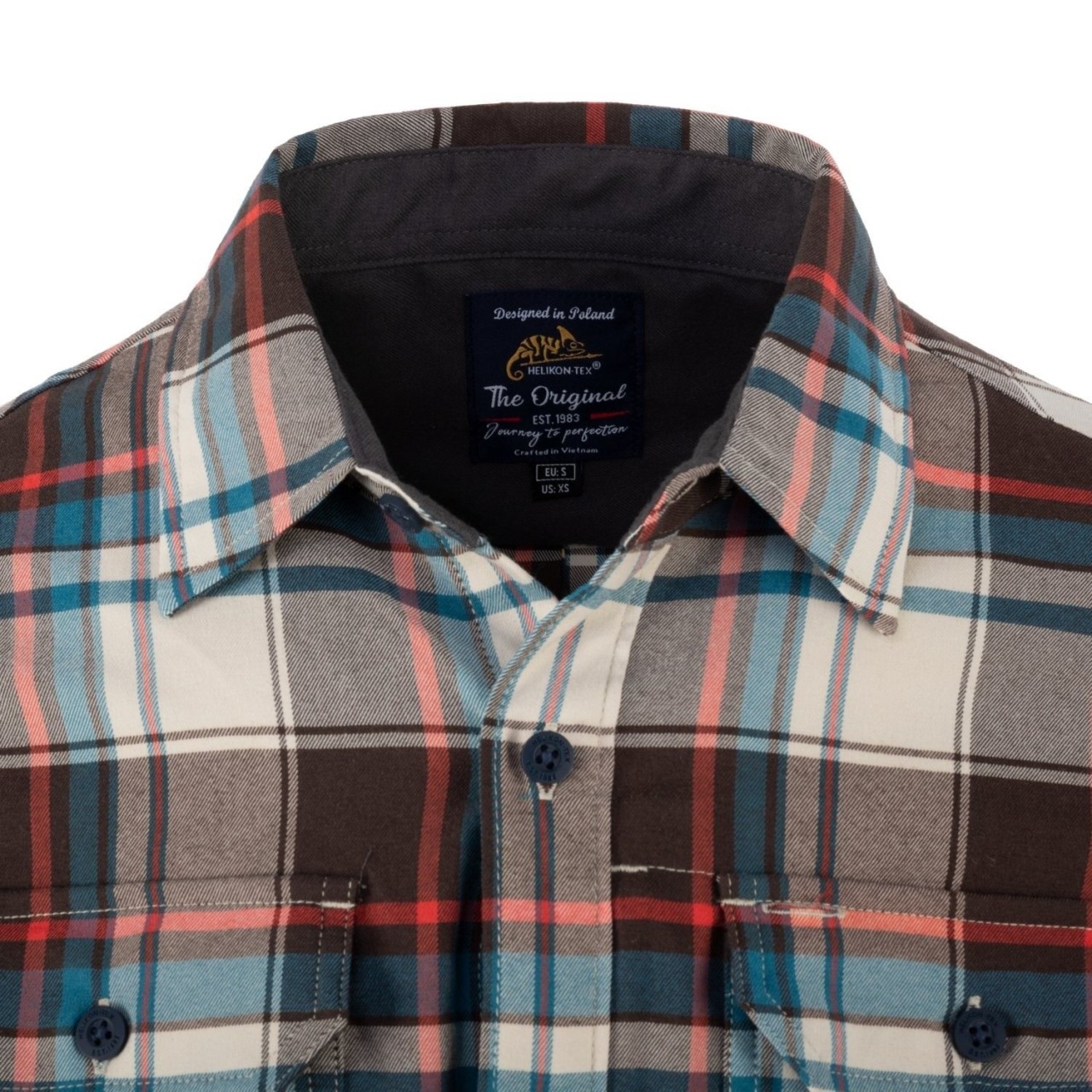 Košeľa GREYMAN dlhý rukáv FOGGY MEADOW PLAID