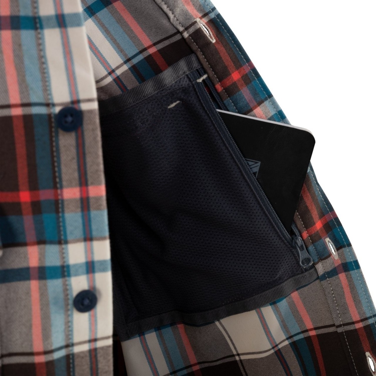 Košeľa GREYMAN dlhý rukáv FOGGY MEADOW PLAID