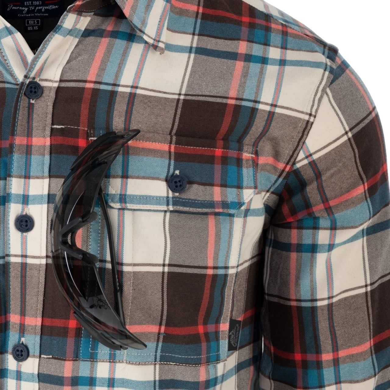Košeľa GREYMAN dlhý rukáv FOGGY MEADOW PLAID