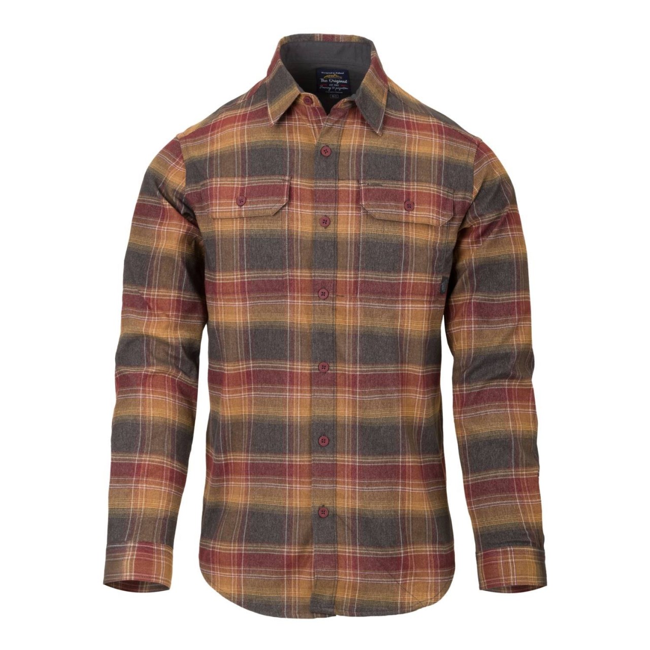 Košeľa GREYMAN dlhý rukáv AMBER PLAID