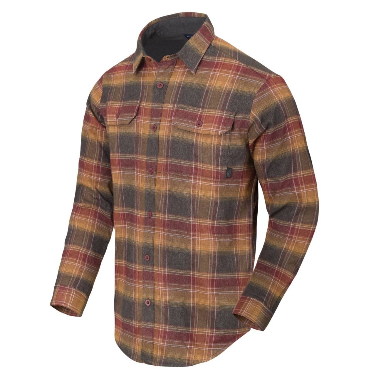 Košeľa GREYMAN dlhý rukáv AMBER PLAID