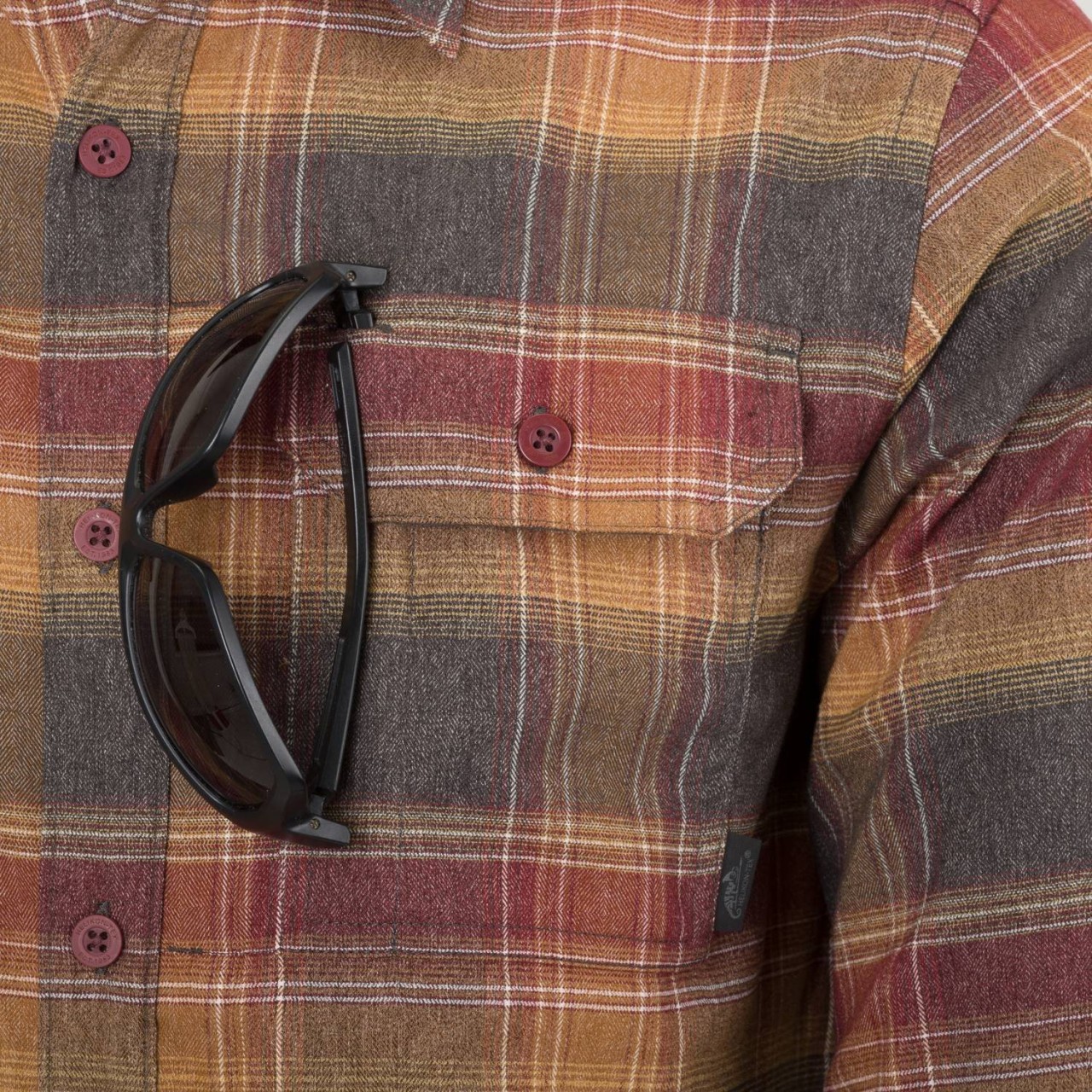 Košeľa GREYMAN dlhý rukáv AMBER PLAID