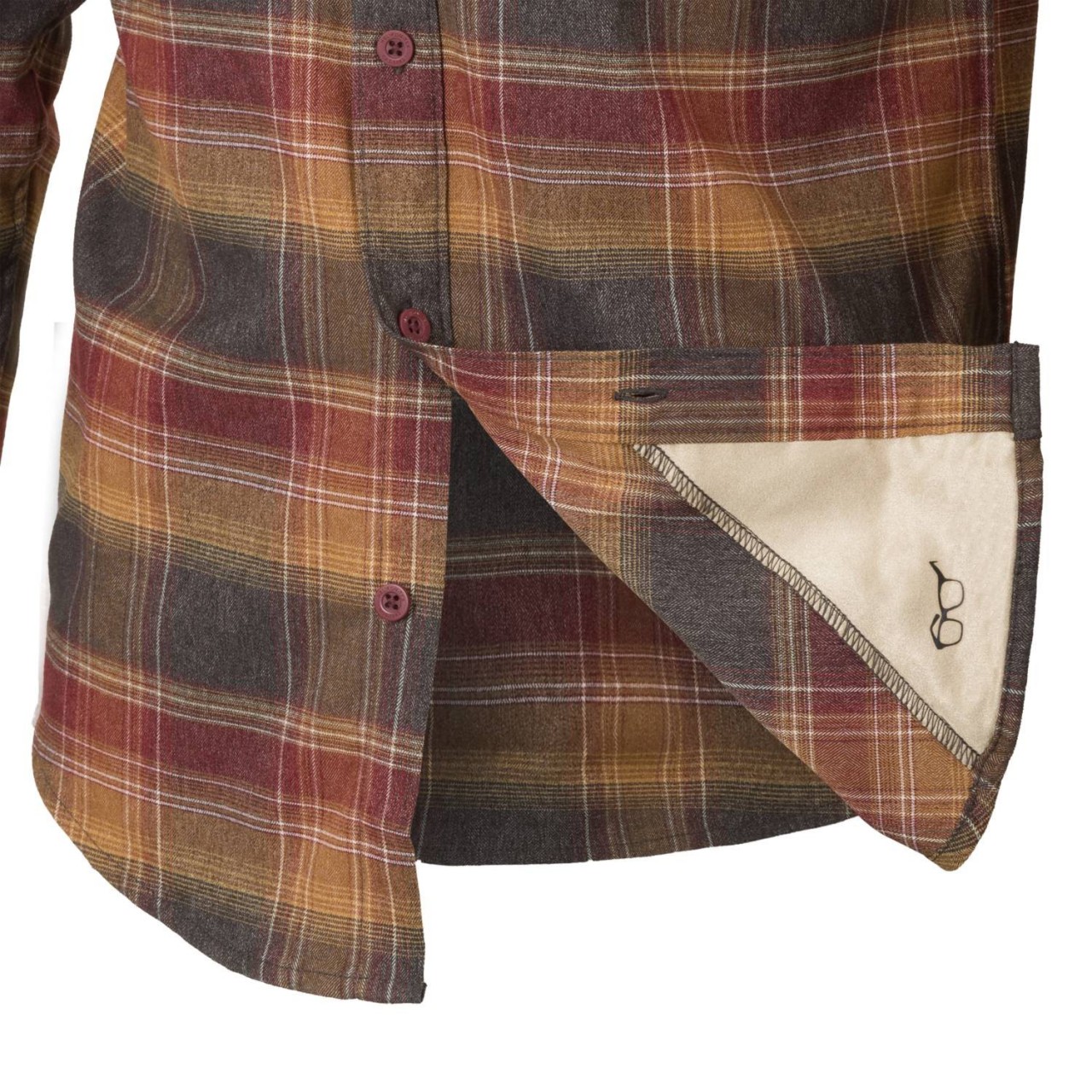 Košeľa GREYMAN dlhý rukáv AMBER PLAID