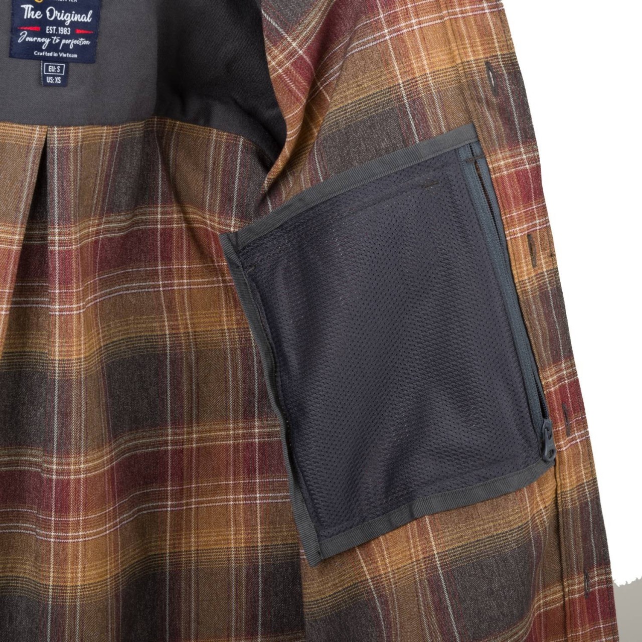 Košeľa GREYMAN dlhý rukáv AMBER PLAID