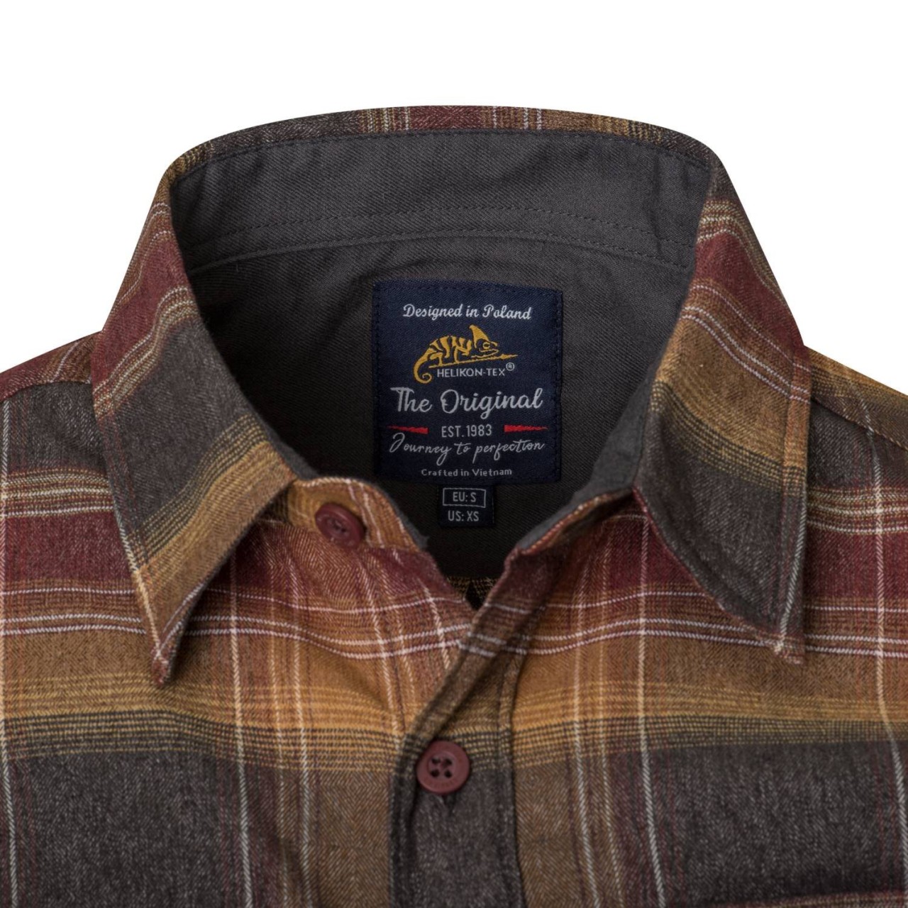 Košeľa GREYMAN dlhý rukáv AMBER PLAID
