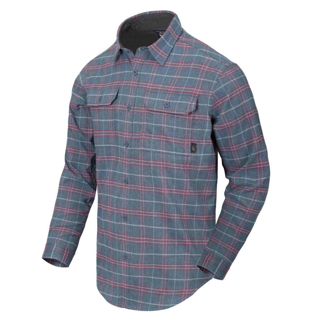 Košeľa GREYMAN dlhý rukáv GRAPHITE PLAID
