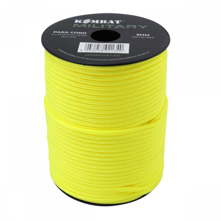 Šnúra PARA 3mm/100m NEON Yellow