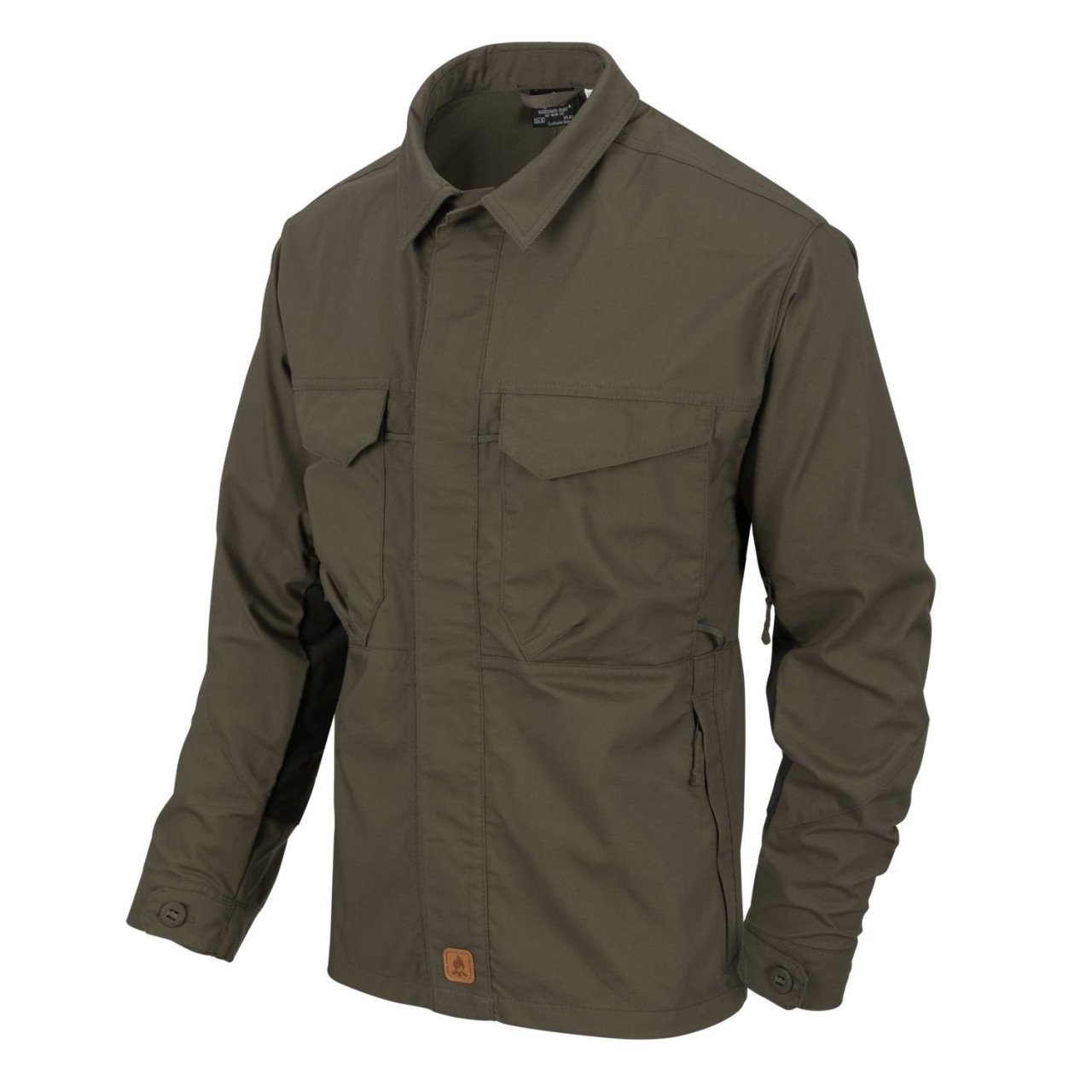 Košeľa WOODSMAN TAIGA GREEN/ČIERNA