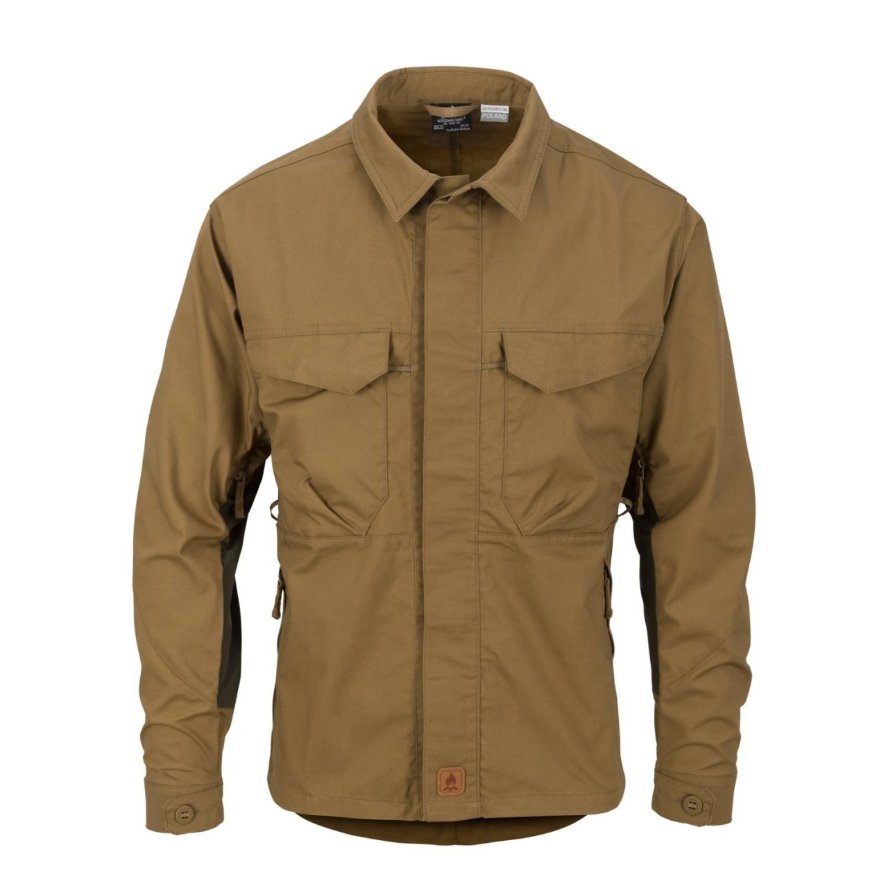 Košeľa WOODSMAN COYOTE/TAIGA GREEN