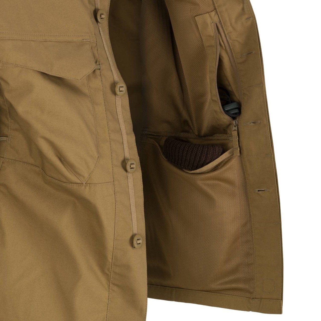 Košeľa WOODSMAN COYOTE/TAIGA GREEN
