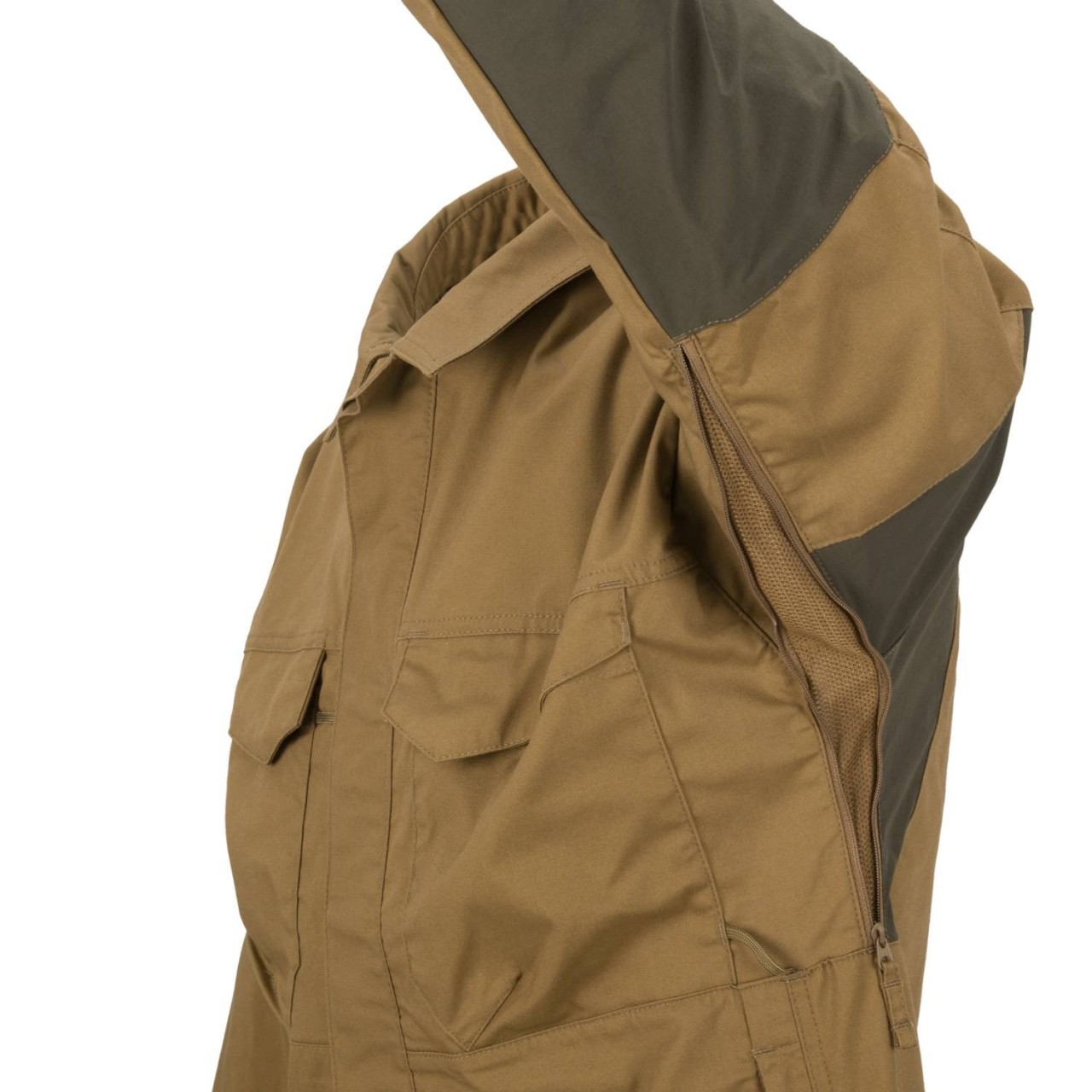 Košeľa WOODSMAN COYOTE/TAIGA GREEN