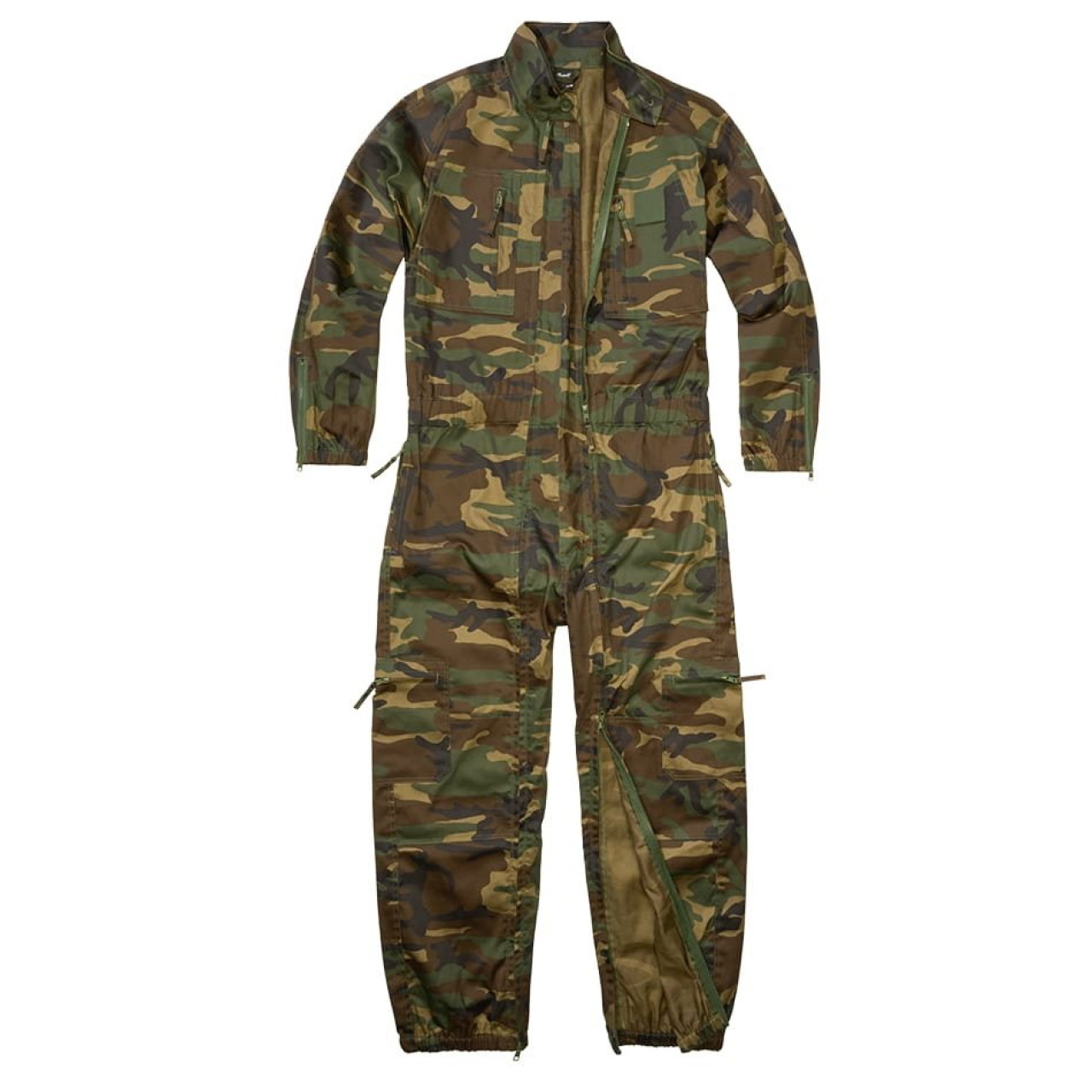 Kombinéza PILOT celorozopínacie predné zipsy WOODLAND