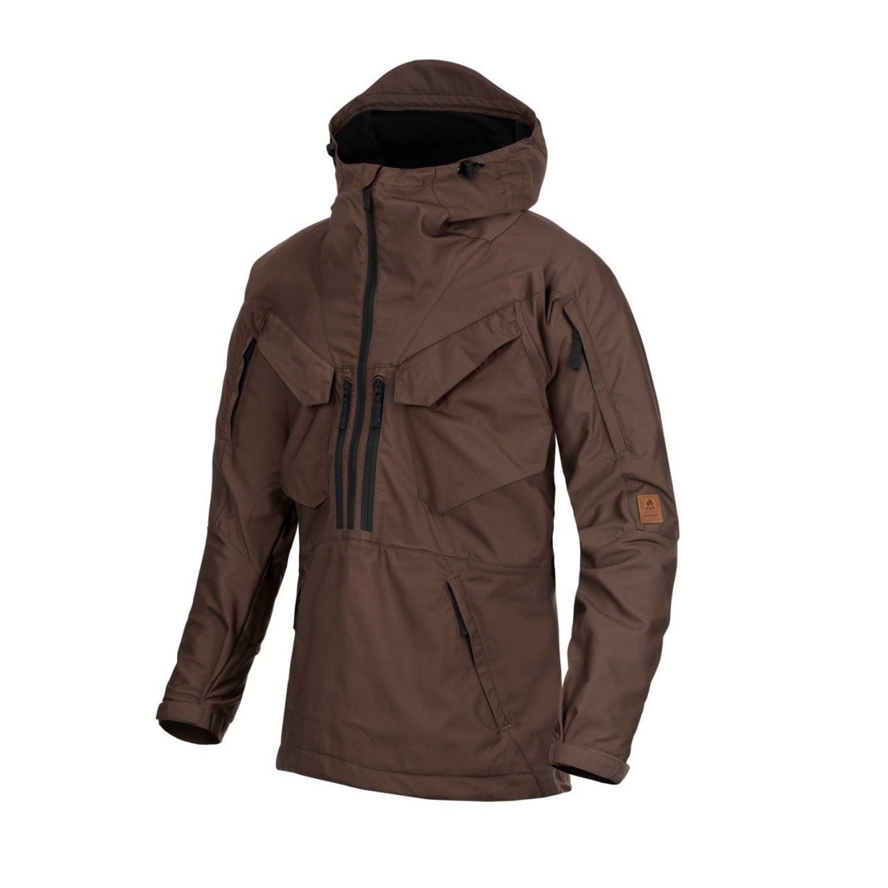 Bunda vetrovka PILGRIM EARTH BROWN/ČIERNA
