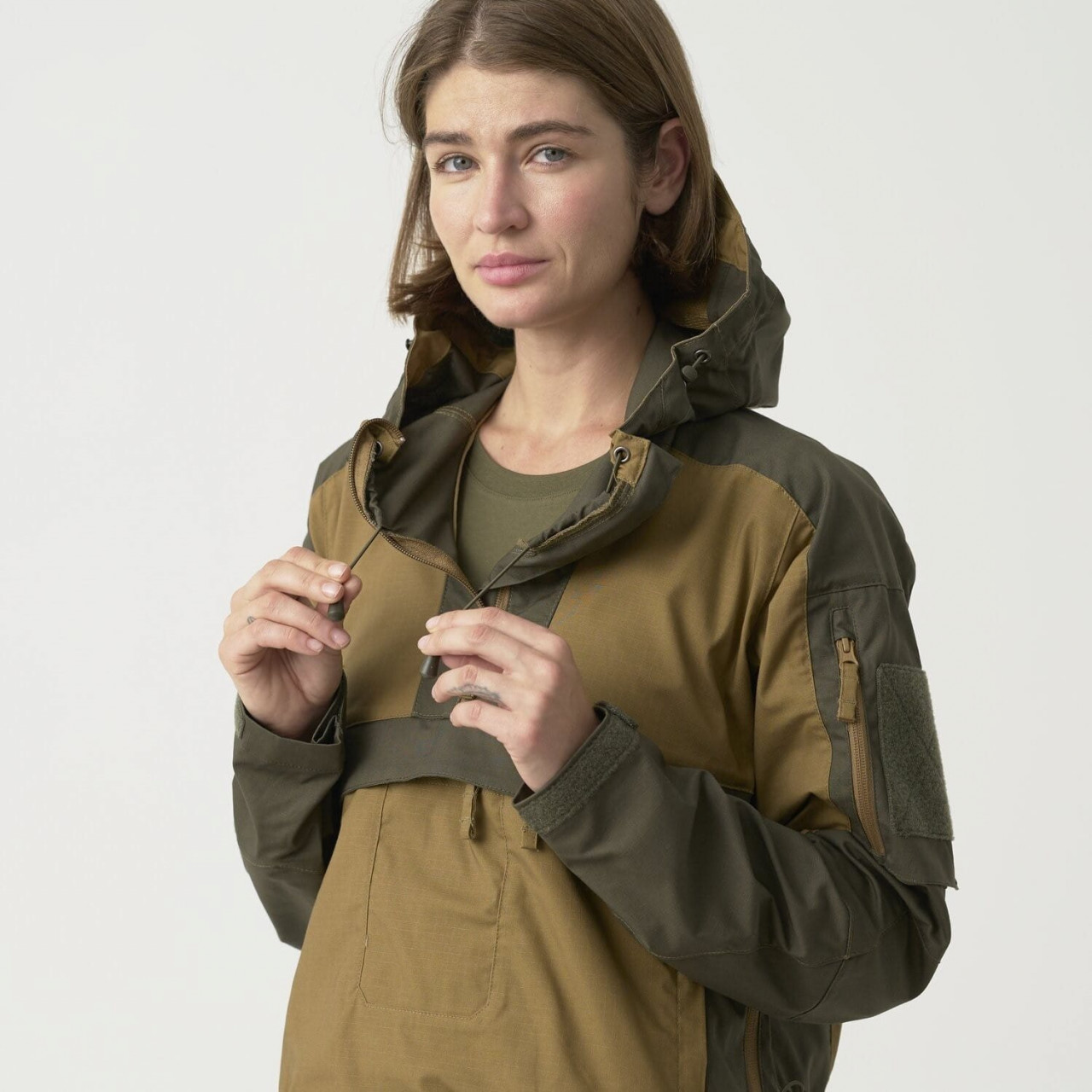 Bunda vetrovka TRACER COYOTE/TAIGA GREEN
