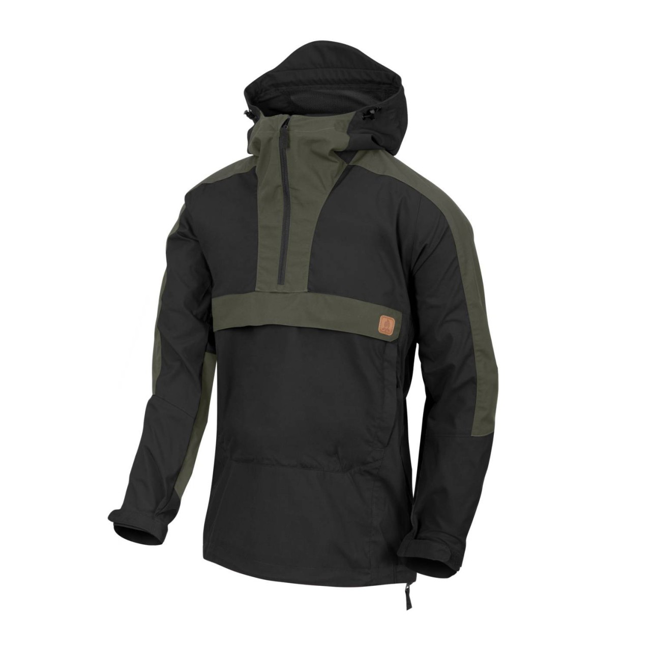 Bunda vetrovka WOODSMAN ČIERNA/TAIGA GREEN