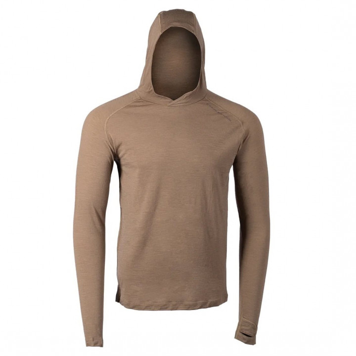 Mikina funkčná LOCHSA MERINO DARK EARTH