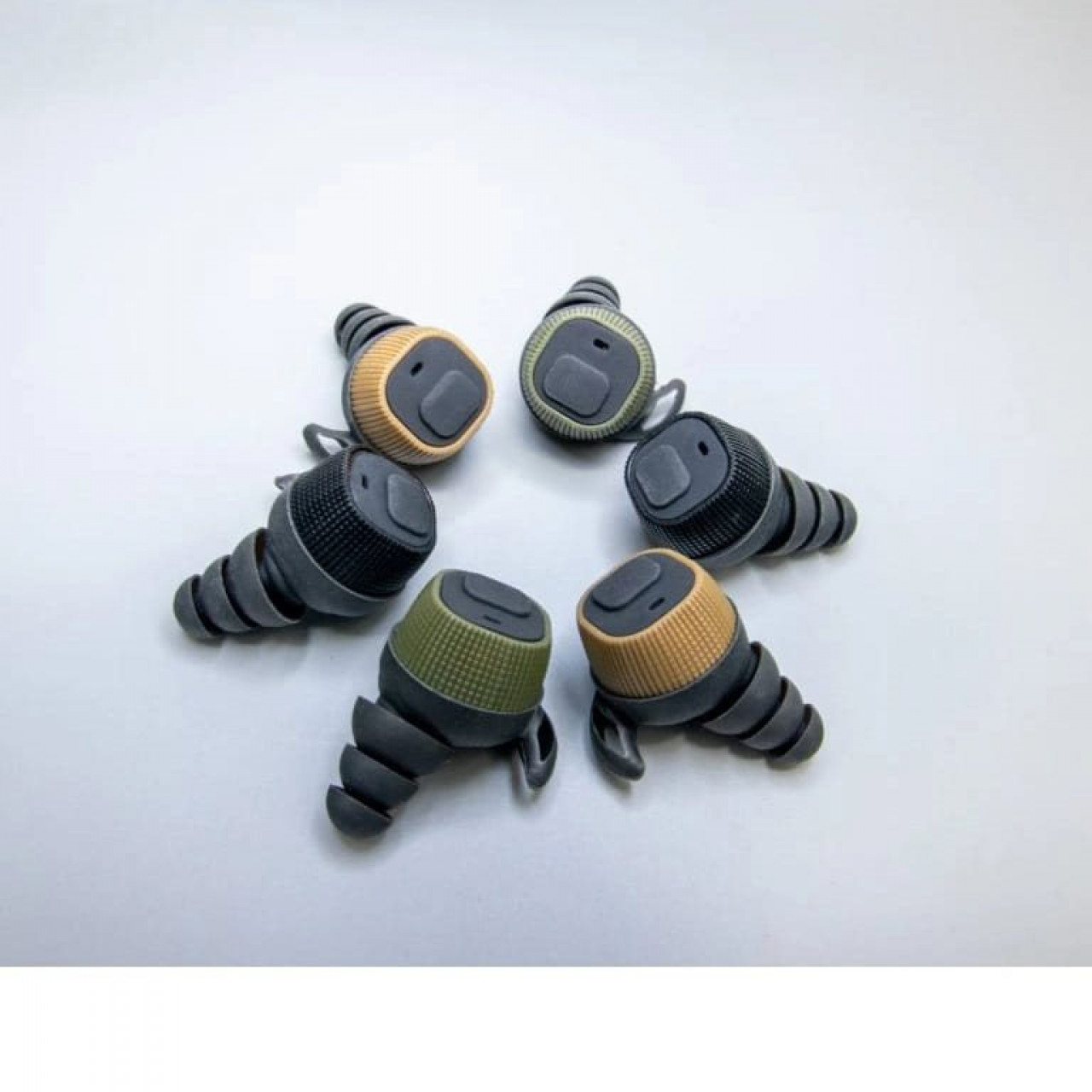 Špunty do uší elektronické M20 ČIERNE