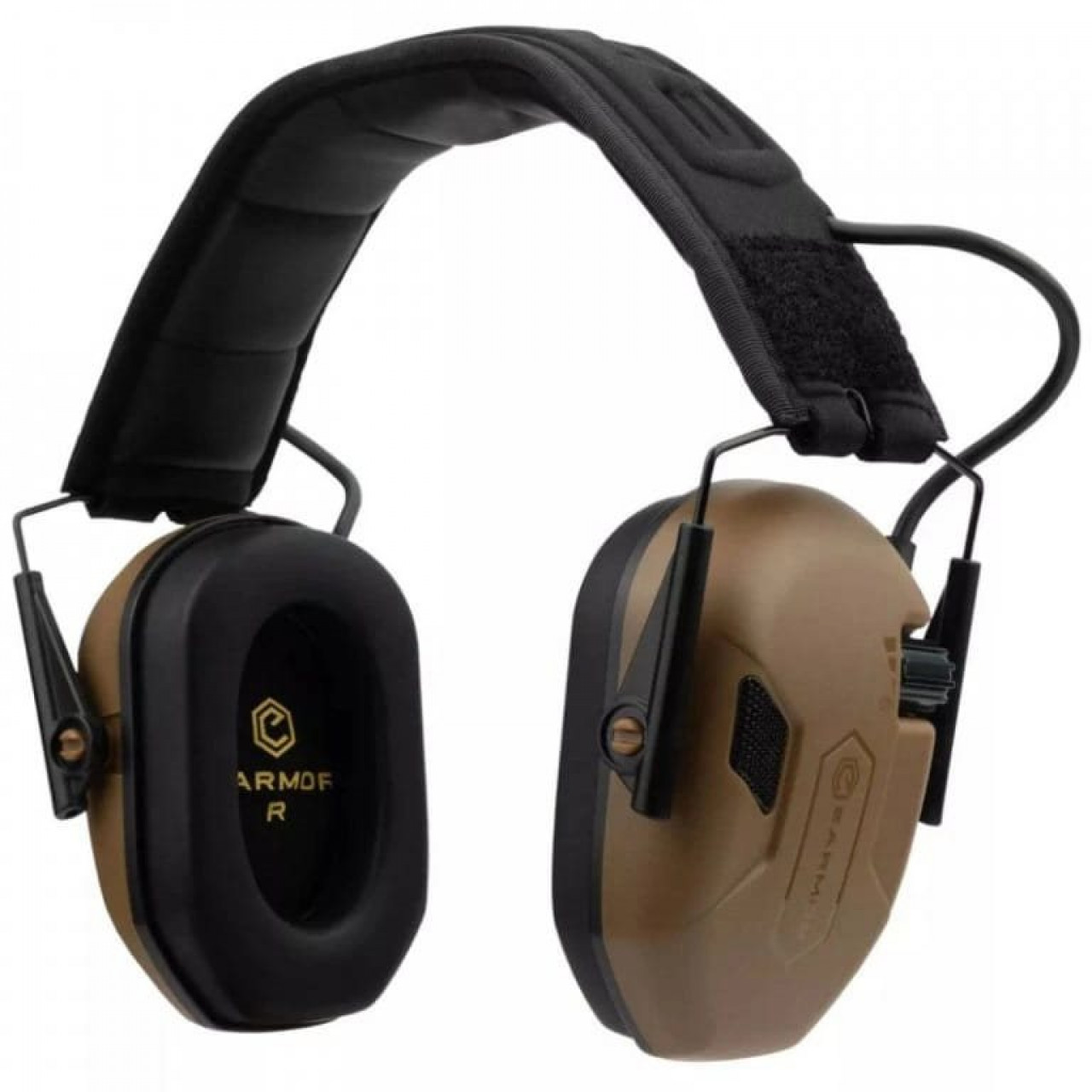 Slúchadlá elektronické M300A COYOTE BROWN
