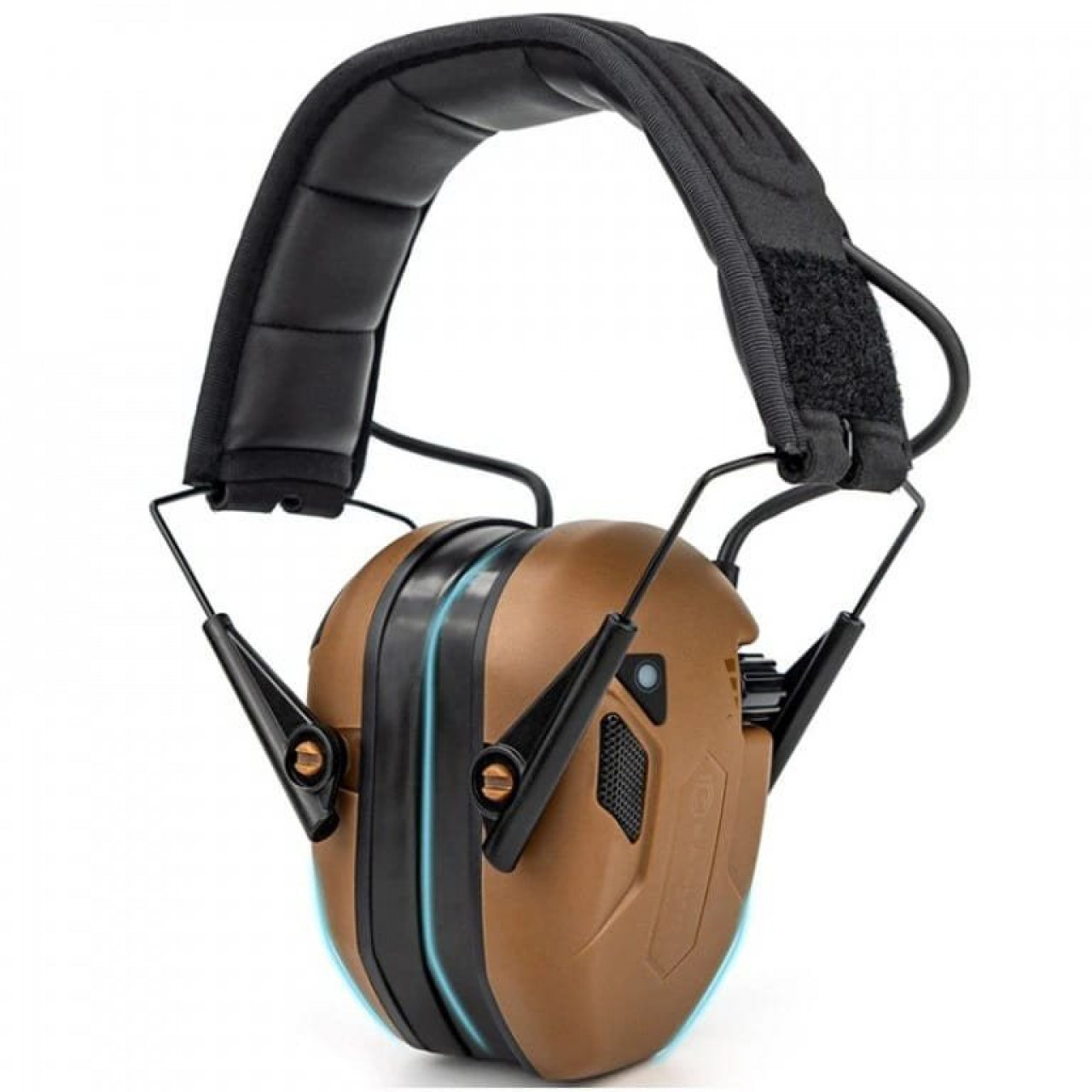 Slúchadlá elektronické M300T s BlueTooth COYOTE BROWN