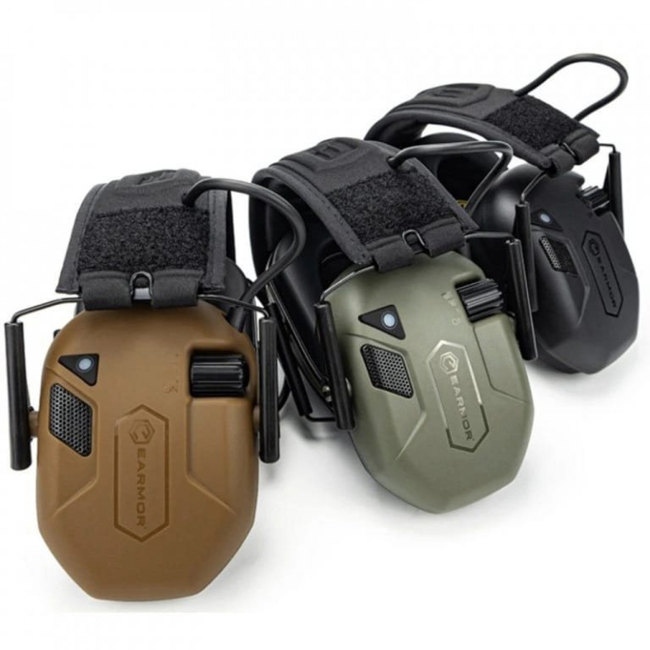 Slúchadlá elektronické M300T s BlueTooth COYOTE BROWN