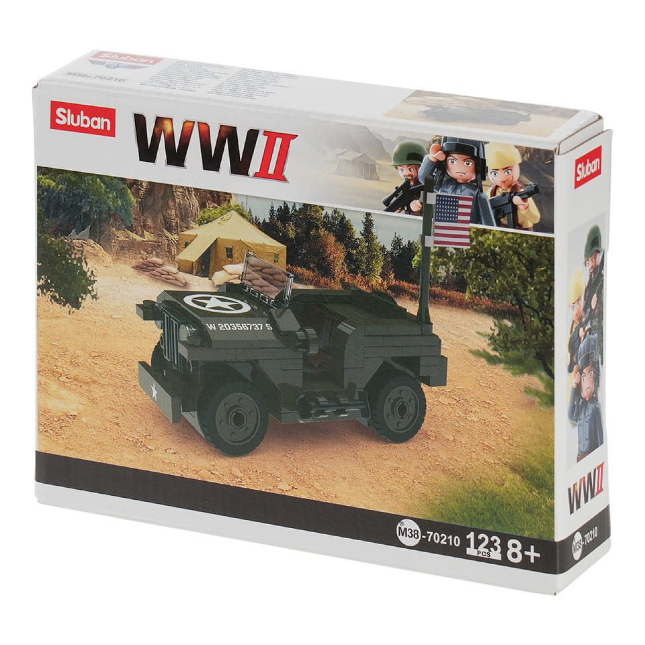 Stavebnica US ARMY JEEP