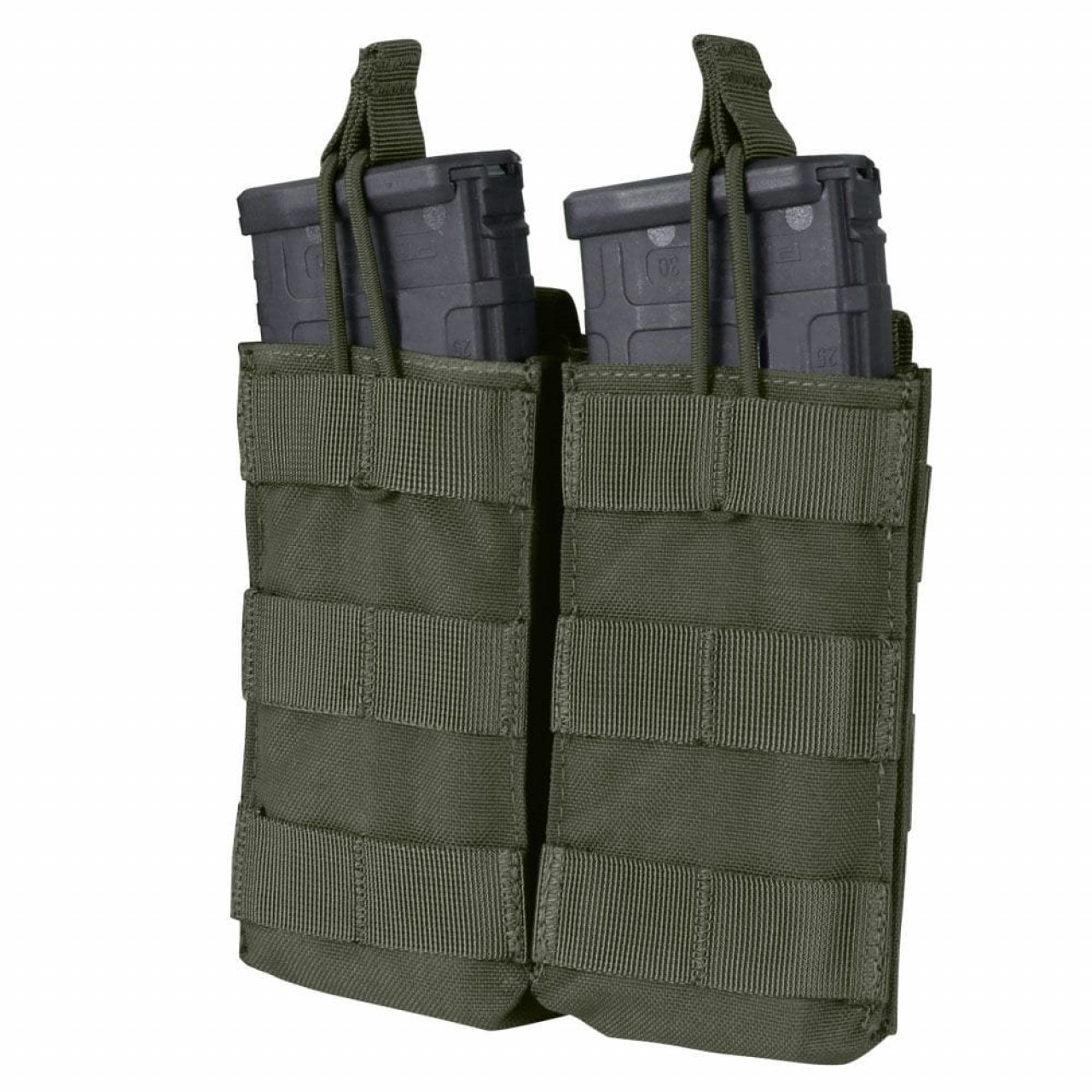 Sumka MOLLE dvojitá na zásobníky 2xM4 otvorená RANGER GREEN