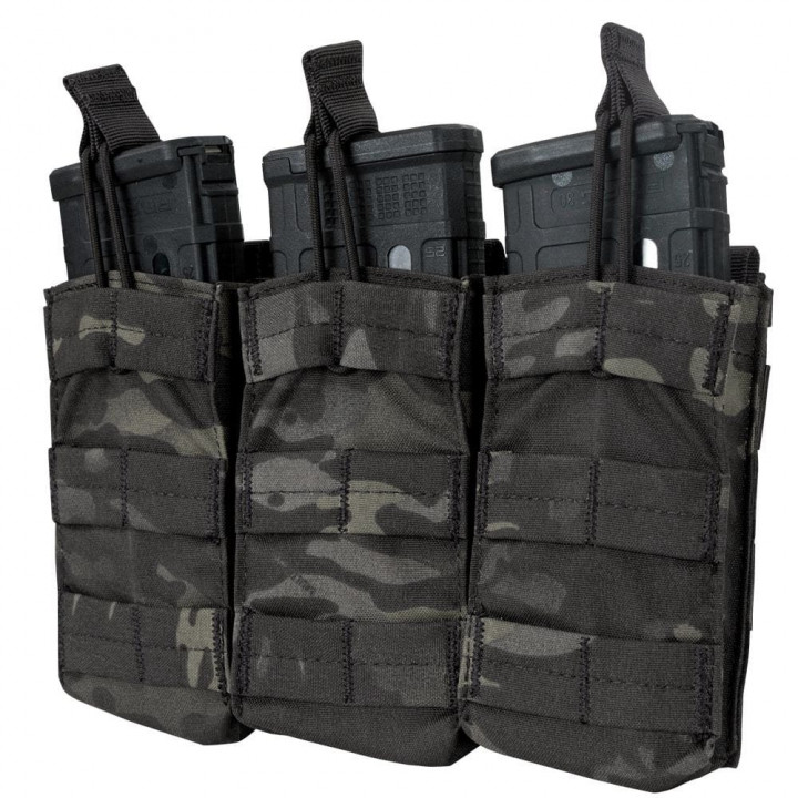 Sumka MOLLE trojitá na zásob. 3xM4 otvor. MULTICAM® BLACK
