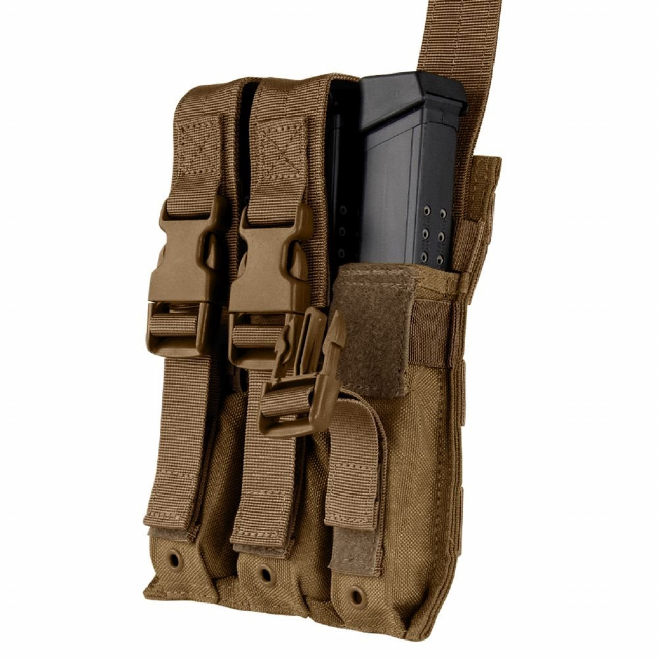Sumka MOLLE trojitá na zásobníky MP5 COYOTE BROWN