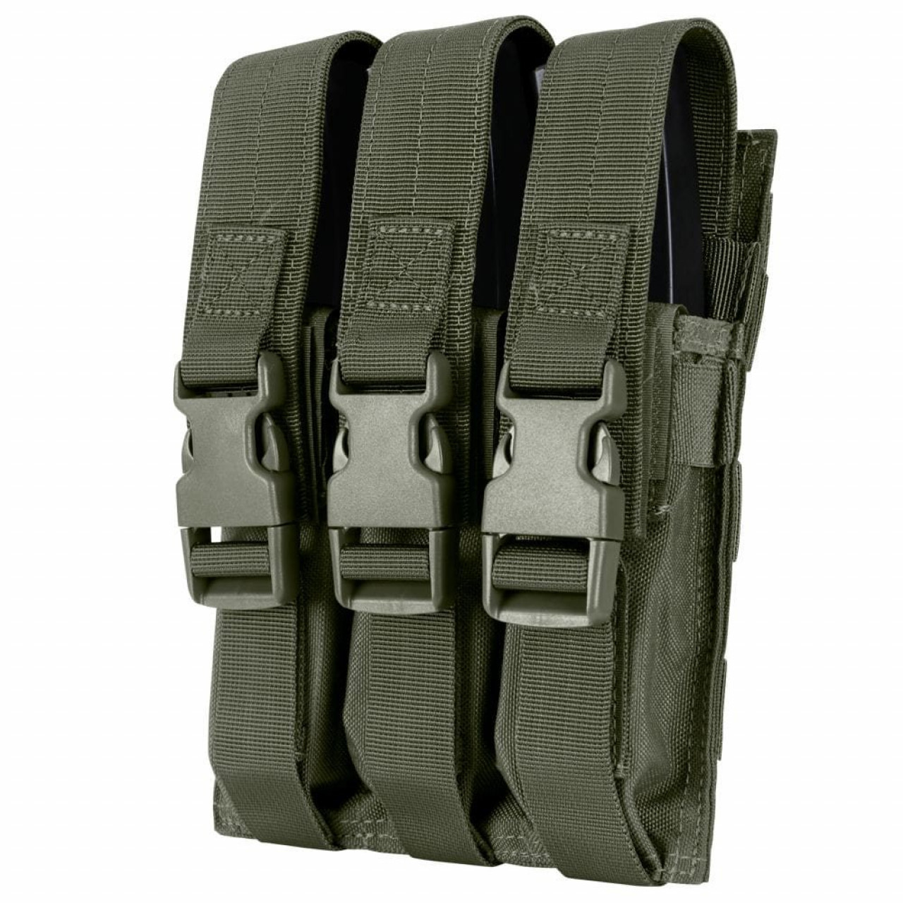 Sumka MOLLE trojitá na zásobníky MP5 RANGER GREEN